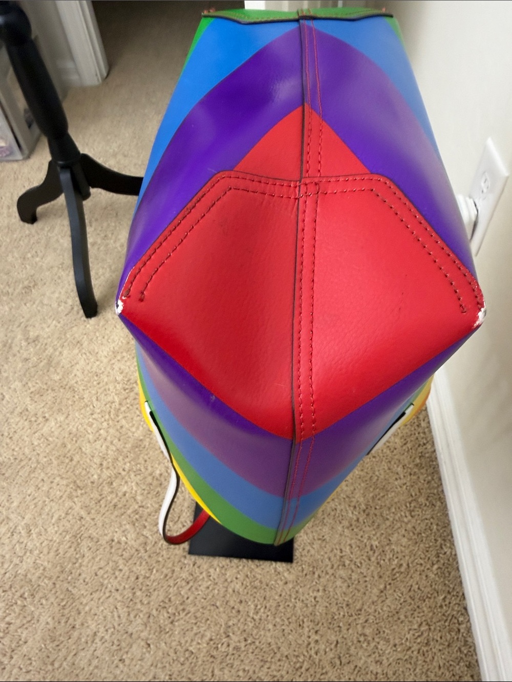Kate Spade Pride Rainbow Reversible Leather Tote. - Picture 5 of 11